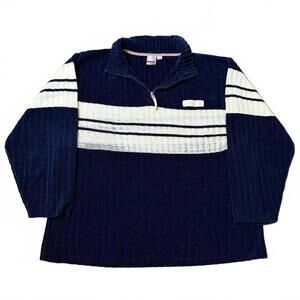 rare Vintage Y2K Southpole Navy knit zip up sweater XXL